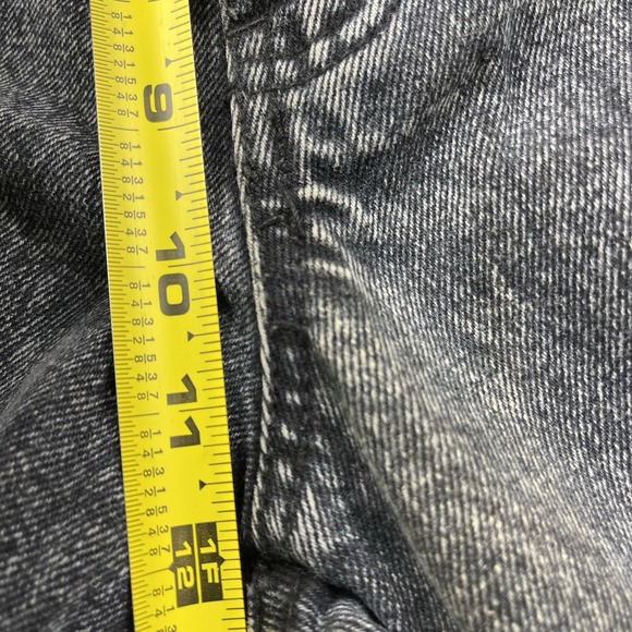 VTG Paco Jeans Mens 32x27 Black Denim Embroidered Baggy‎ Fit Y2K Hip Hop Skate - Picture 12 of 13